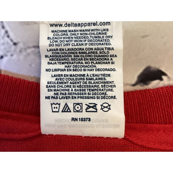 Delta T-Shirt Men’s Size XL Color Red Ohio State Buckeyes Pro Weight Graphic Tee - Picture 5 of 10